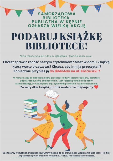 Podaruj Ksi K Bibliotece Biblioteka W K Pnie