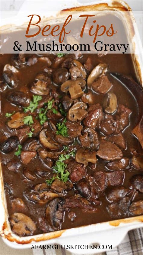 Beef Tips Mushroom Gravy Artofit