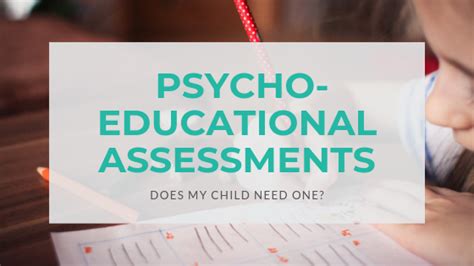 Psychoeducational Assessments Explained Class In Session