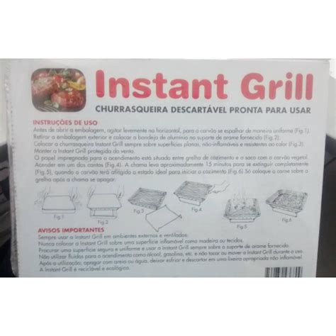 Churrasqueira Descartável Instant Grill em Promoção na Americanas