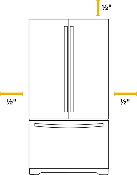 Refrigerator Sizes The Guide To Measuring For Fit Whirlpool