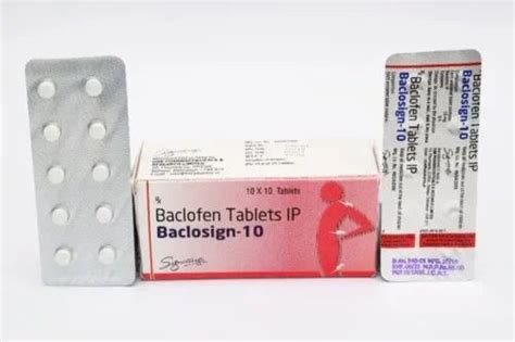 Baclofen Mg Mg Tab At Rs Stripe Baclofen Tablets In Nagpur