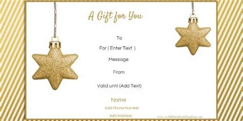 Christmas Certificates Templates Free