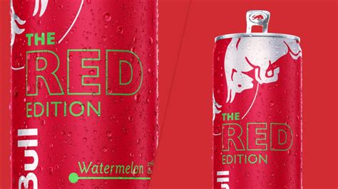 Red Bull Red Edition Energy Drink Watermelon 114mg Caffeine 12 Fl Oz Can