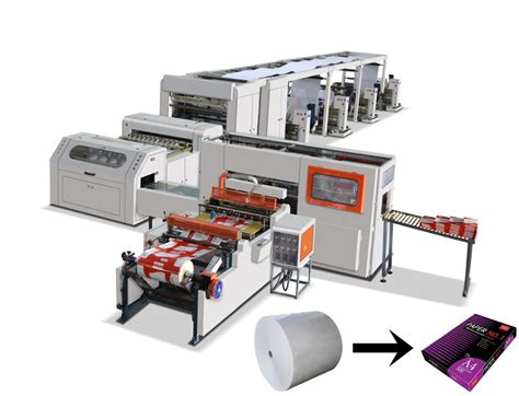 High Speed A Size Paper Roll To Sheet Cutting Machine Auto Stack