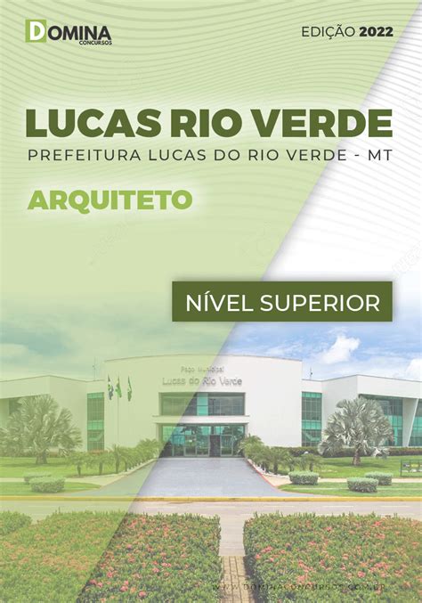 Apostila Digital Pref Lucas Rio Verde MT 2022 Arquiteto