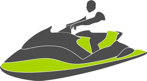 Jet Ski Vector Element Vector Jet Ski Free Transparent Png Download