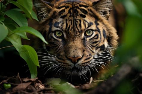 Premium Ai Image Sumatran Tiger Panthera Tigris Altaica