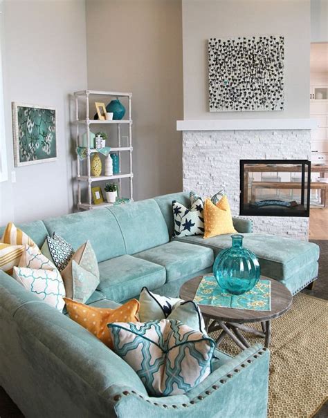 25 Turquoise Living Room Design Inspired By Beauty Of Water