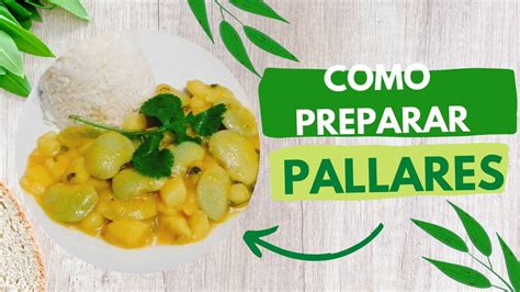 Como Preparar Pallares Receta Peruana YouTube