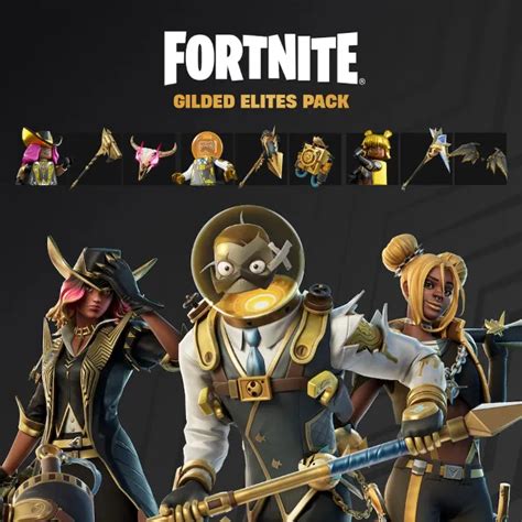 Fortnite Gilded Elites Pack Any Platform Global Epic Games Games