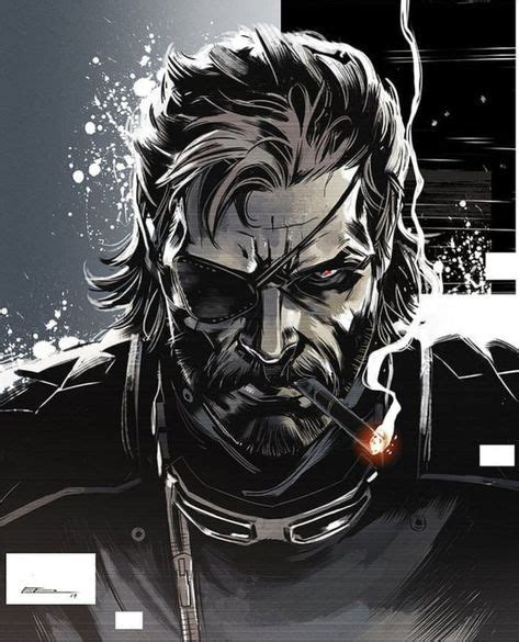 Big Boss Metal Gear Art