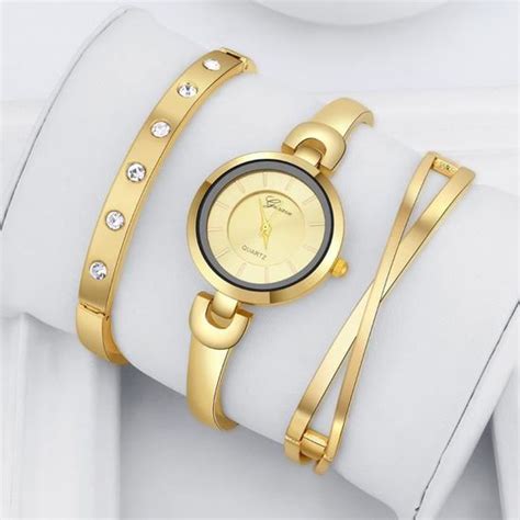 Rmega Coffret Cadeau Montre Femme Bracelet Femme Quartz Japonais