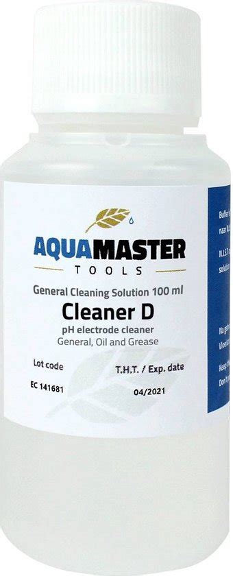 Cleaner D Ml Reiniging Vloeistof Ph Meter Aqua Master Tools Bol