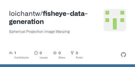 github loichantwfisheye data generation spherical projection image