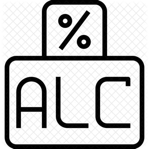 Alc Icon - Download in Line Style