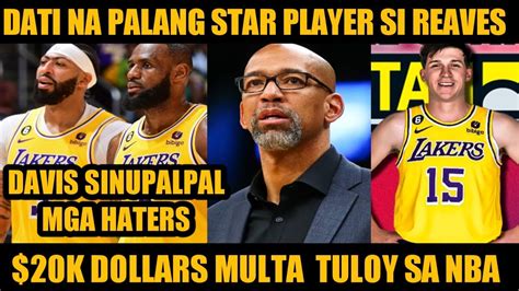 DAVIS HINDI NA NAKAPAGTIMPI NILINAW NA ANG ISSUE NILA NI LEBRON TAO