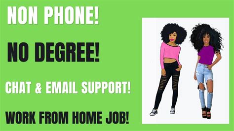 Non Phone Work From Home Job Remote Email Chat Support Job Work At