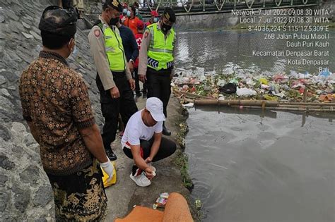 Geger Mayat Bayi Ditemukan Mengambang Di Sungai Tukad Badung Denpasar