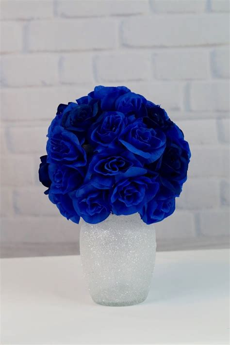 3 Royal Blue Wedding Or Quincenera Centerpiece Ideas For Under 10