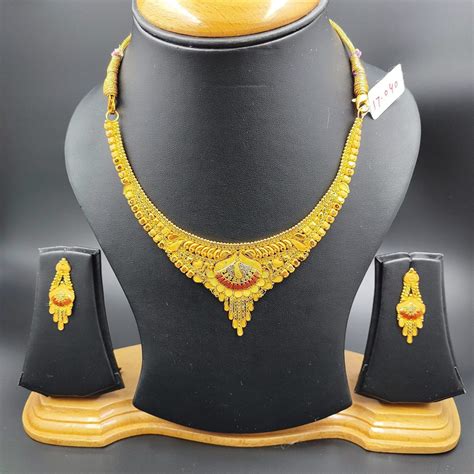 22 Karat Gold Necklace Set - Storelize