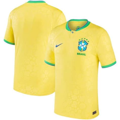 Maillot Authentique Br Sil Domicile Coupe Du Monde Nouveau