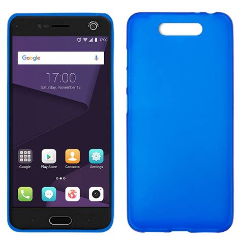 Funda Silicona ZTE Blade V8 Azul