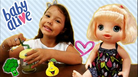 Baby Alive Papinha Divertida Minha Nova Boneca Yasmin Menezes YouTube