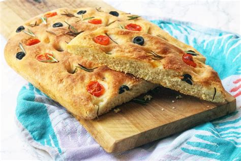 Black Olive And Cherry Tomato Focaccia Supper In The Suburbs