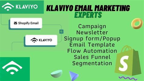 I Will Set Up KLAVIYO Flows For Shopify Marketing And Email Automation