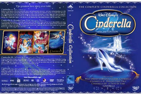 The Complete Cinderella Collection dvd cover (1950-2015) R1 Custom