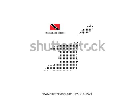 Vektor Stok Pixel Map Trinidad Tobago Vector Square Tanpa Royalti 1973001521 Shutterstock