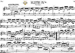 French Suite No 4 In E Flat Major BWV 815 J S Bach Bischoff Urtext