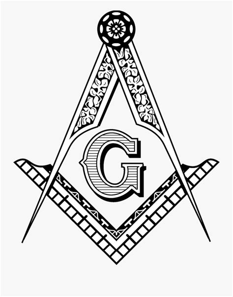 Masonic Square And Compass , Free Transparent Clipart - ClipartKey