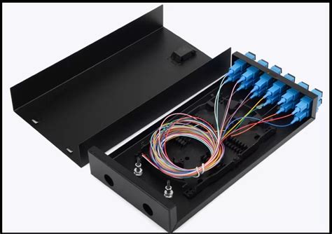 Fiber Patch Panel 12ports Sc 12core Or Lc 24core High Density Terminal Boxdistribution Box