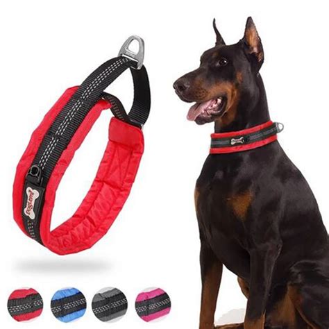 Nylon Martingale Entrenamiento Collar De Perro Reflectante Suave