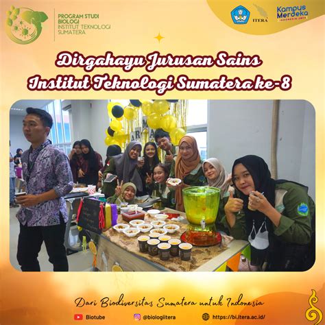 Dirgahayu Jurusan Sains Institut Teknologi Sumatera Ke Program