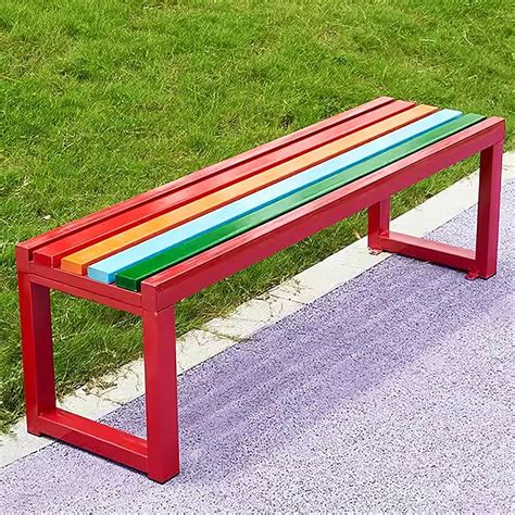 Lebolna Outdoor Garden Benches 2 3 Person Seat Outdoor Backless Benches