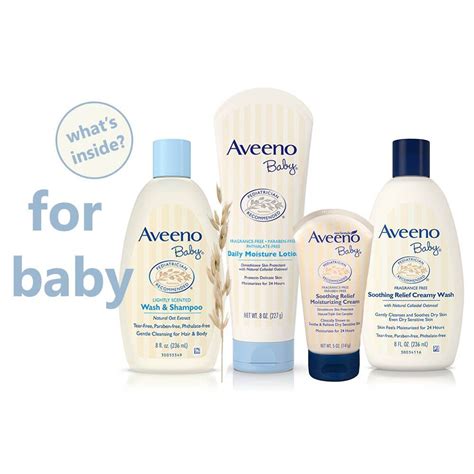 Aveeno Baby Essential Daily Care Baby And Mommy Gift Set 6 Items And