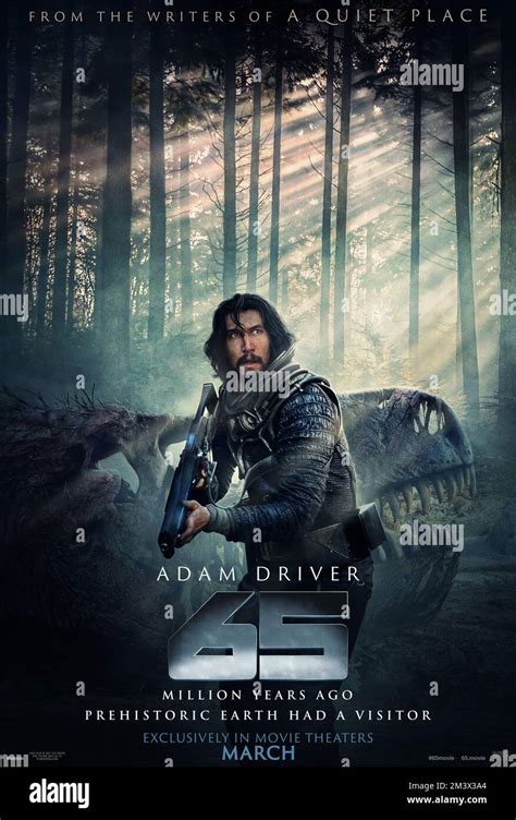 65 film poster Adam Driver Stock Photo - Alamy