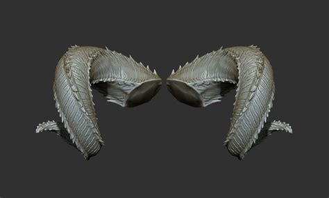 24 Creature Monster Demon Horns 3D model | CGTrader