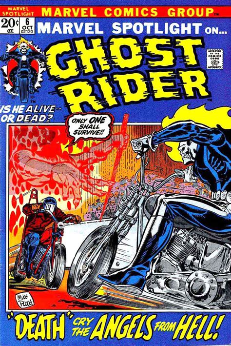 Marvel Spotlight 6 Ghost Rider Mike Ploog Art And Cover Pencil Ink