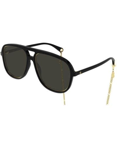 Gucci Acetate Aviator Sunglasses For Men Up To 35 Off Lyst