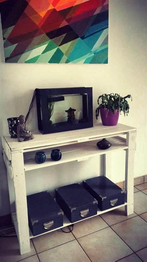 Pallet Entryway Table Foyer Table Easy Pallet Ideas