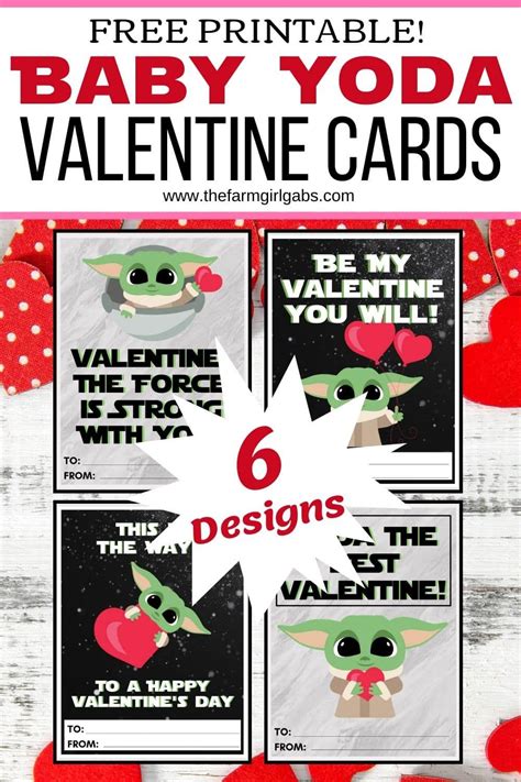 Free Baby Yoda Valentine S Day Printables Artofit