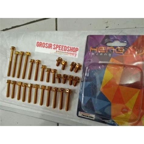 Jual Baut Probolt Flowers Heng Thailand Set Bak Block Mesin Kanan Kiri