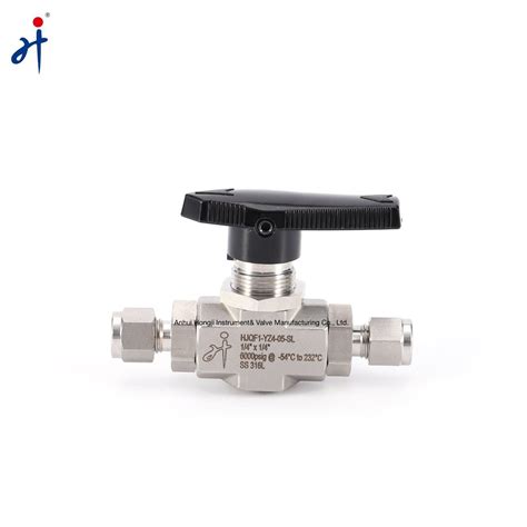 Instrumentation Psi High Pressure Ball Valve Forged Double Ferrule