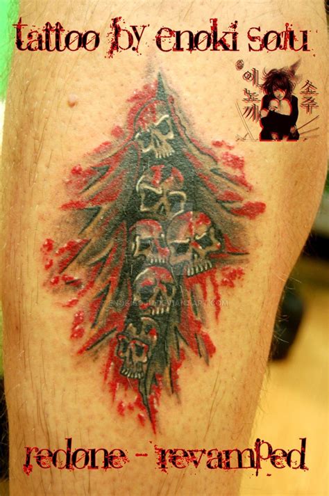 Bleeding Skulls Tattoo By Enokisoju Skull Tattoos Tattoos Tattoo Work