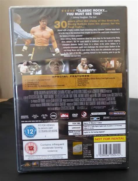 Rocky Balboa Dvd Brand New Sealed Sylvester Stallone Eur