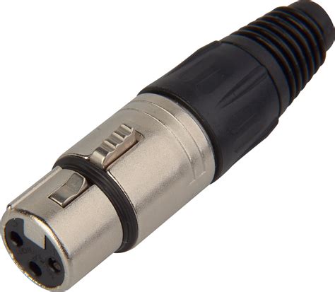 Neutrik NC3FX Female 3 Pin XLR Connector Nickel Silver